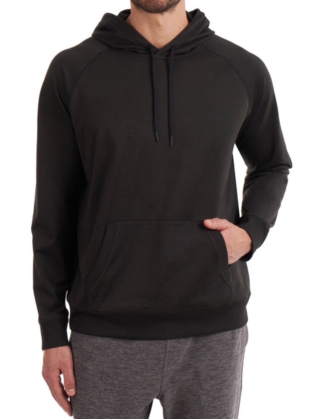 Kirkland Signature Black Pullover lightweight Hoodie Size XL